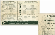 Marilyn Monroe Signed Rodeo Program, Obtained During the Filming of Bus Stop -- With University Archives COA